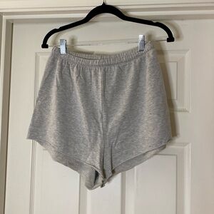 Offline by aerie fleece grey shorts XS